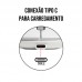 Mouse sem Fio Recarregável 1600Dpi M-W80GY C3 Tech - Cinza